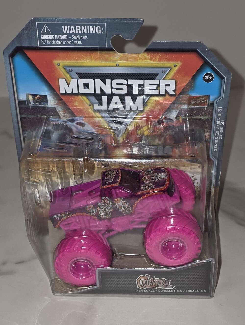 Monster Jam Calavera 1:64 scale die-cast monster truck Series 31 2023 Spin Maste